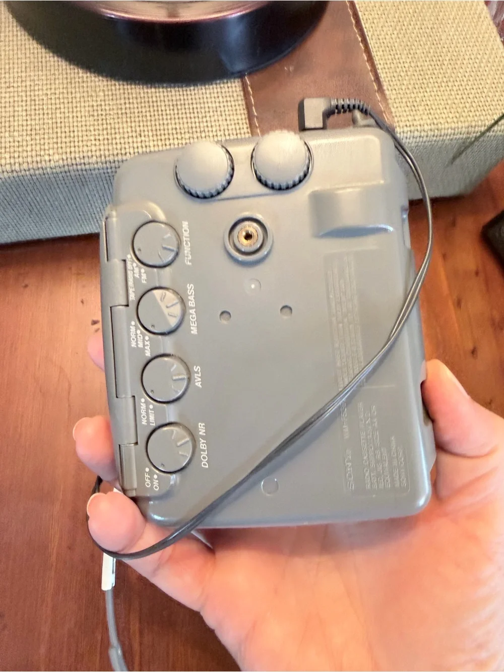 Vintage Sony Sports Walkman Cassette Player with Headphones